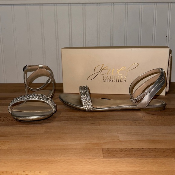 Badgley Mischka Jewel Sandals - Picture 2 of 6